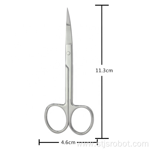 Custom Logo Stainless Steel Beauty Salon Eyelash Cutting Scissors